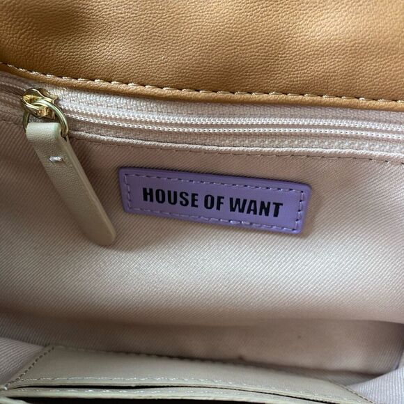 House of Want Women's H.O.W. We Are Splendid  Shoulder Crossbody  Bag, Toffee NW - Picture 7 of 10